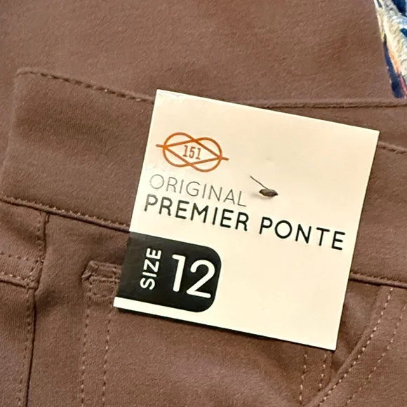 Women's Brown Jeggings - Picture 2 of 3